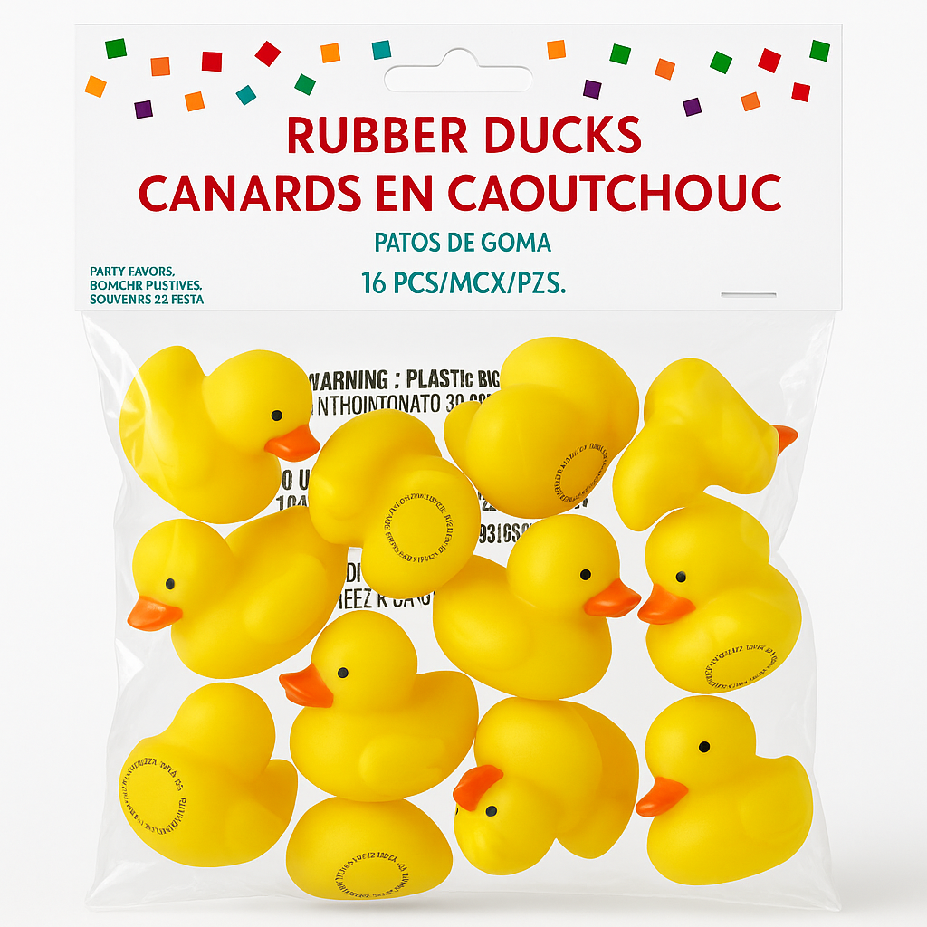 Mega Value Pack: Mini Rubber Ducks Party Favors