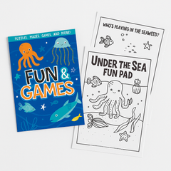 Under the Sea Fun Pads - 8-Pack Stationery Favors for Kids