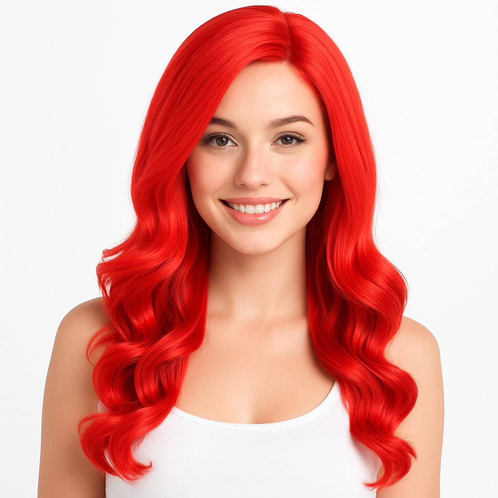 Glamorous Red Team Spirit Wig