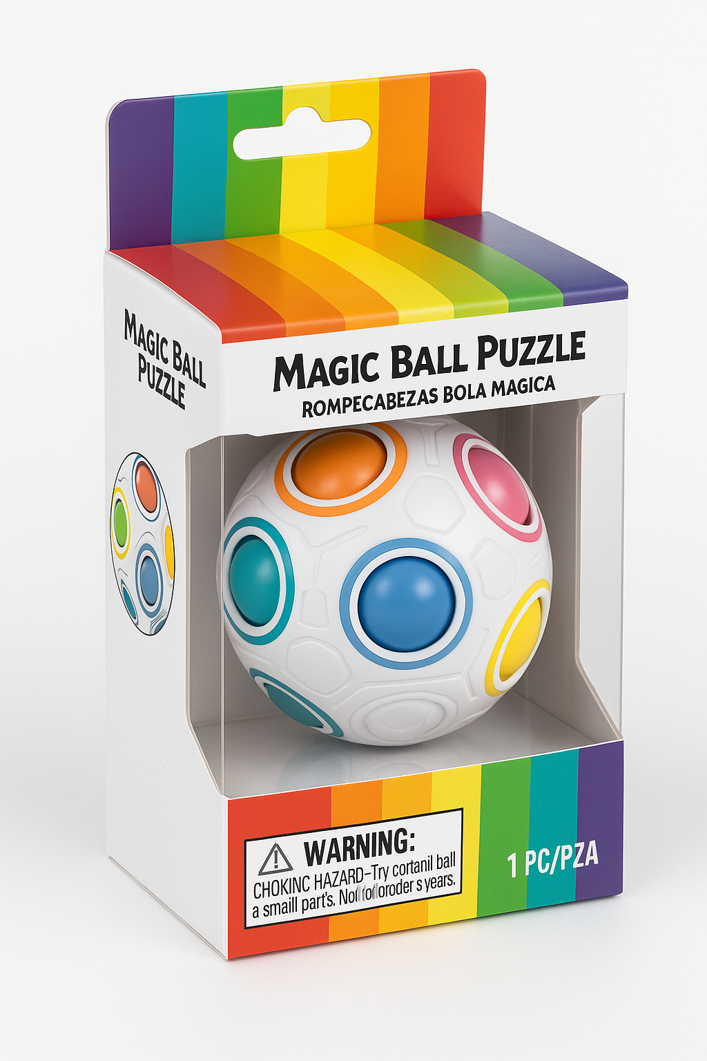 Magic Ball Puzzle Toy - Multi-Colored Party Favor