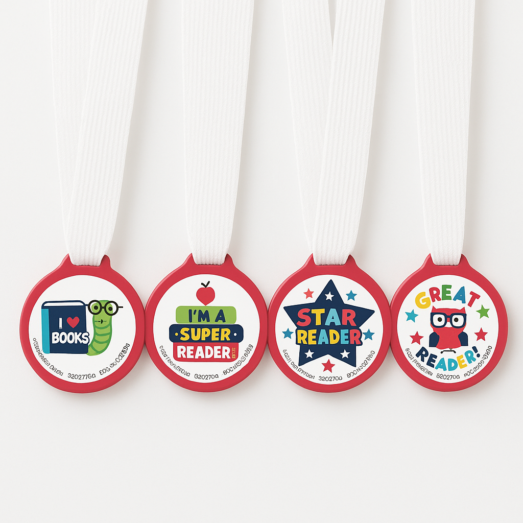 Reading Achievement Award Medals