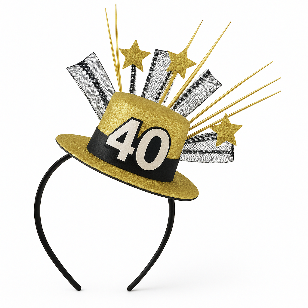 Regal 40th Birthday Celebration Fascinator