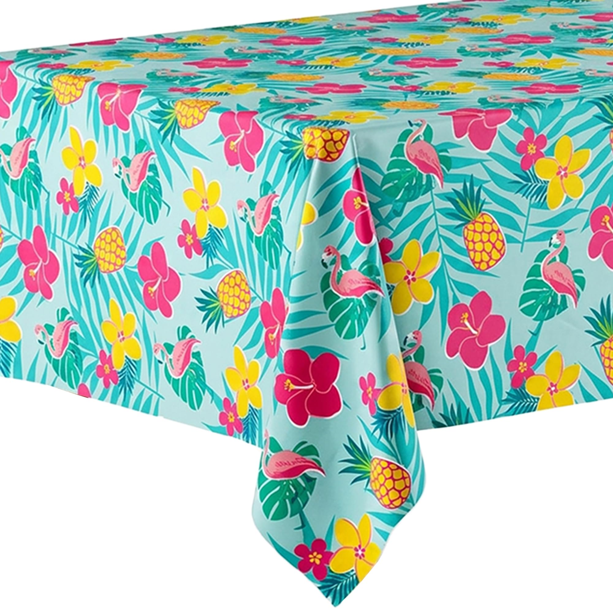 12 Pack Summer Luau Table Cover | 54 in. x 108 in.
