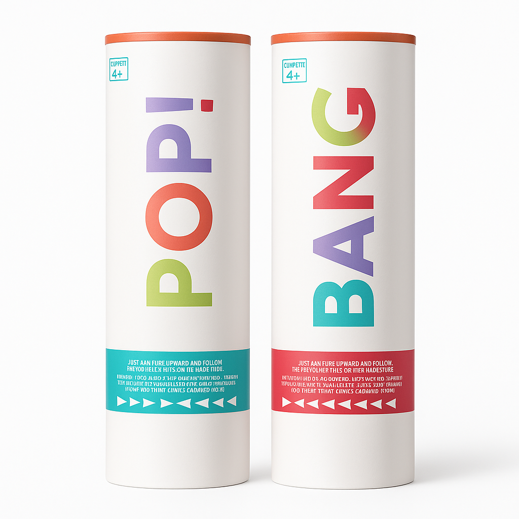 Pop! Bang! Colorful Confetti Poppers