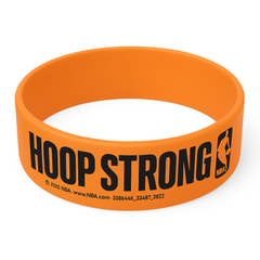 NBA "Hoop Strong" Orange Wristbands by Spalding - 6 Pack