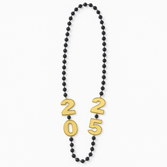 2025 New Year's Eve Celebration Bead Necklace