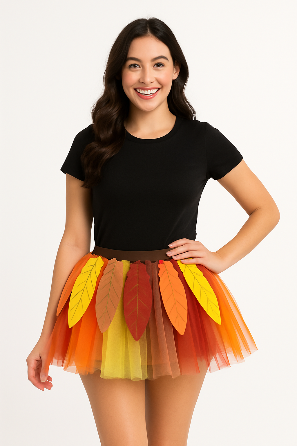 Festive Thanksgiving Tutu Skirt for Adults