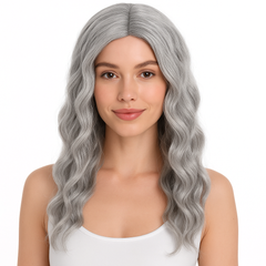 Silver Body Wave Wig - Chic Costume Accessory