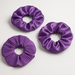 Purple Scrunchies 3-Pack - Team Spirit Collection