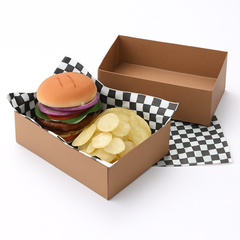 Summer-Ready Assorted Paper Food Trays with Decorative Prints