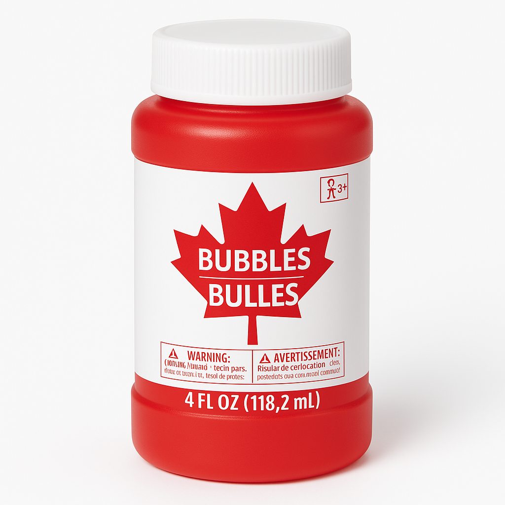 Canada Day Celebration Bubble Pack, 4 oz, 6-Pack