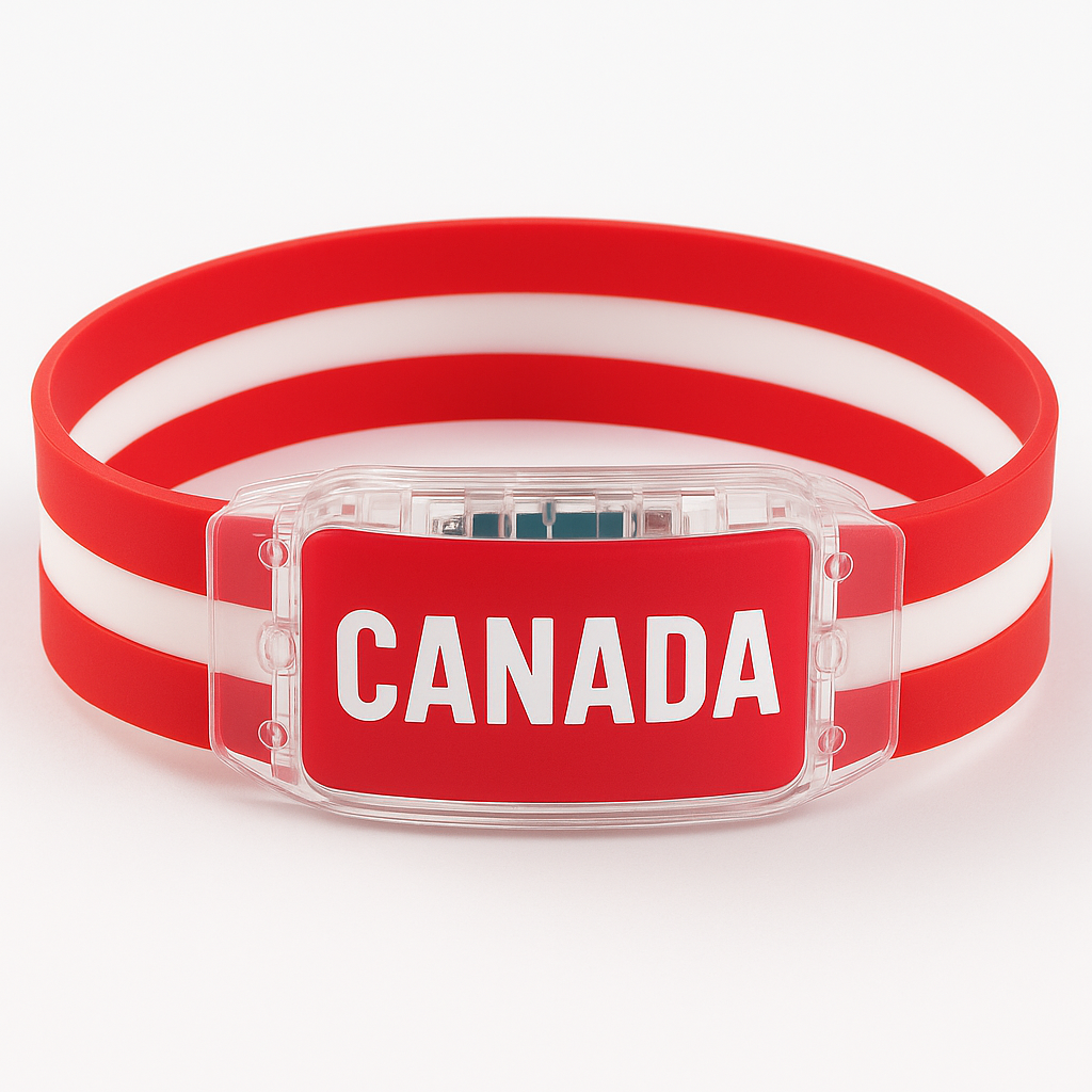 Canada Day Light-Up Party Bracelet