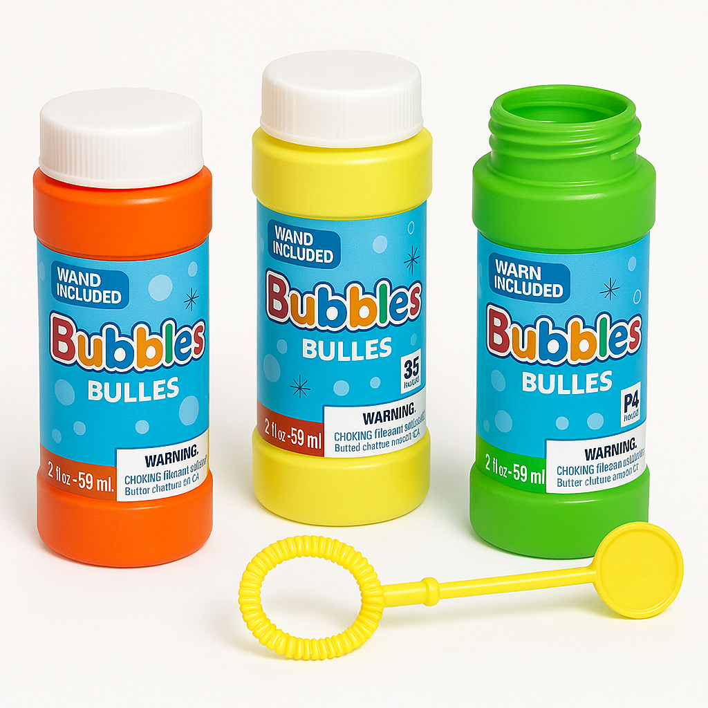 Colorful Bubble Party Favors - 6 Pack