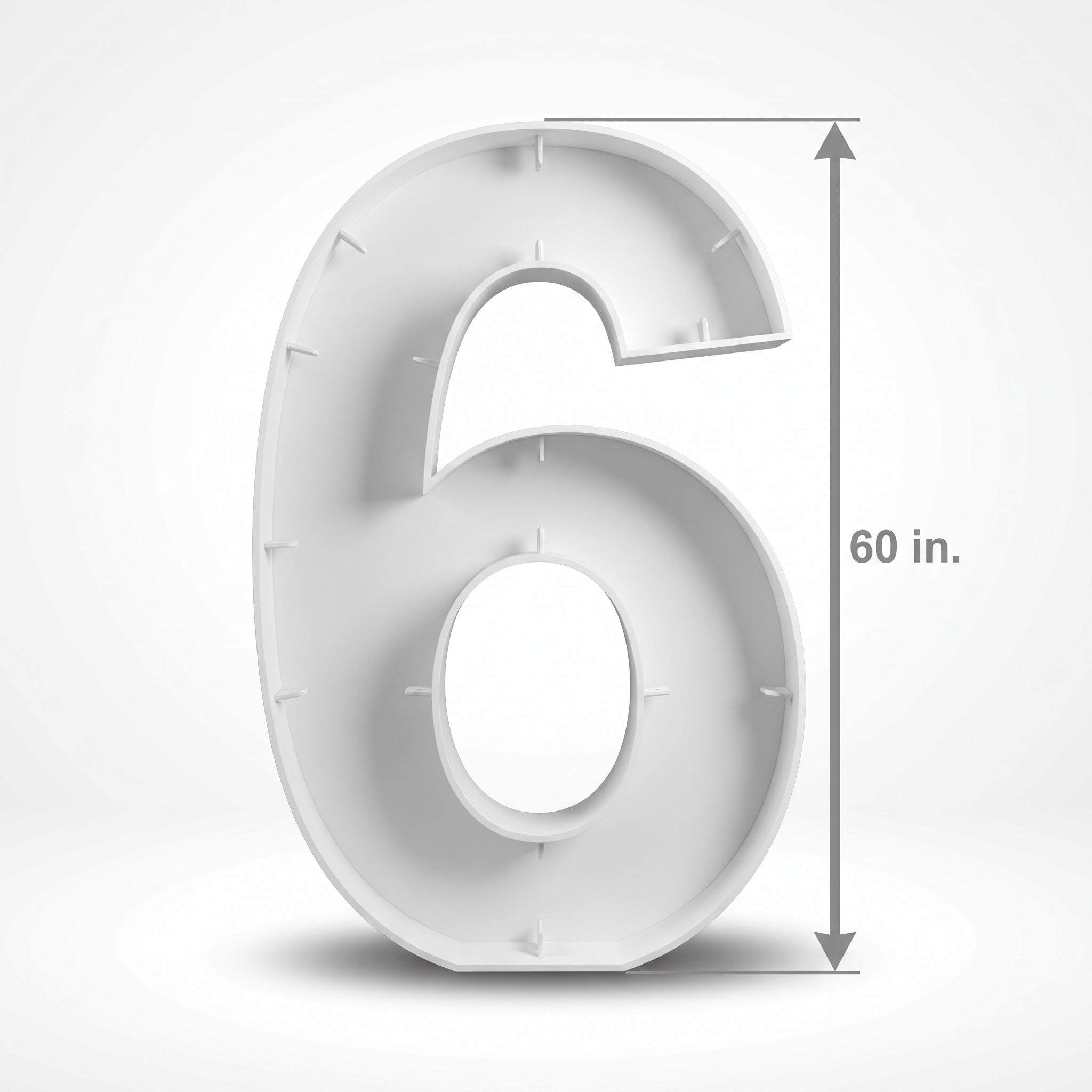 Number 6 Balloon Display Stand Kit