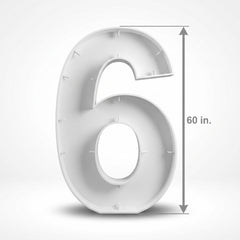 Number 6 Balloon Display Stand Kit