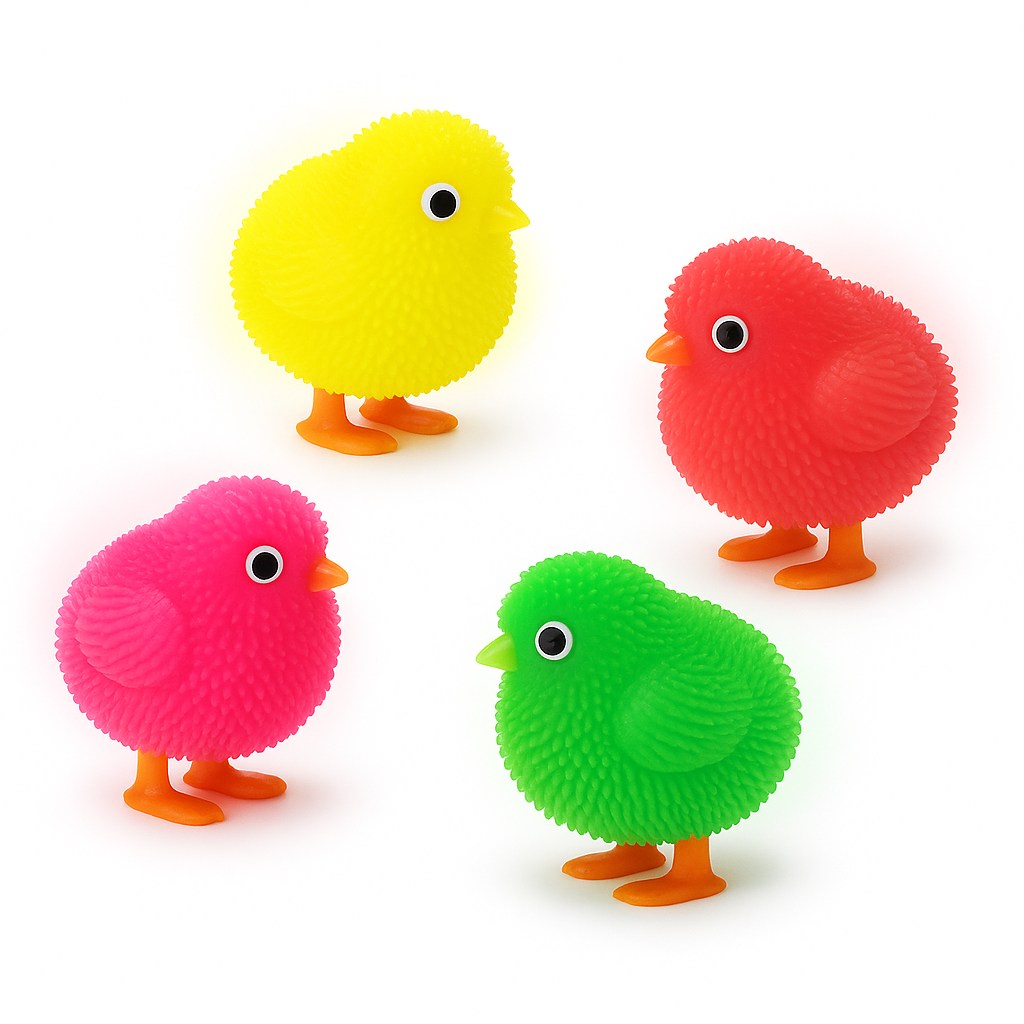 Colorful Light-Up Easter Chick Favors
