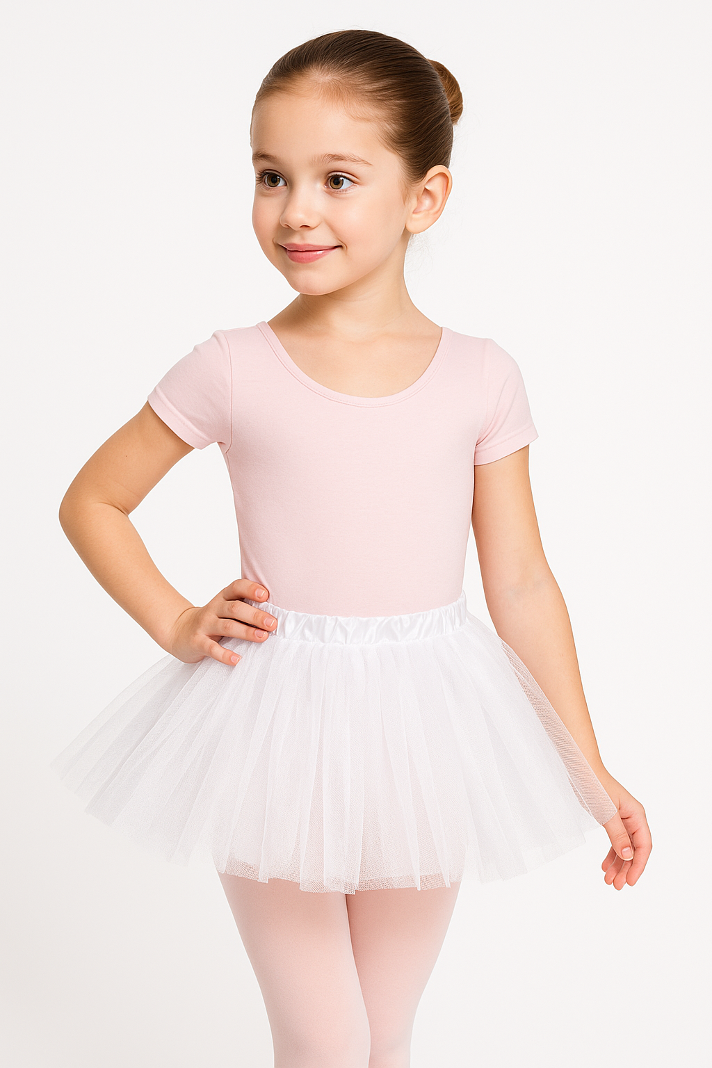 Enchanting White Tutu for Kids - Perfect for Costumes and Team Spirit