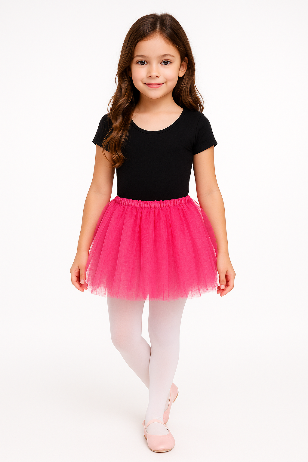 Bright Pink Child's Tutu for Costumes and Team Spirit