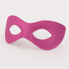Bright Pink Superhero Domino Mask