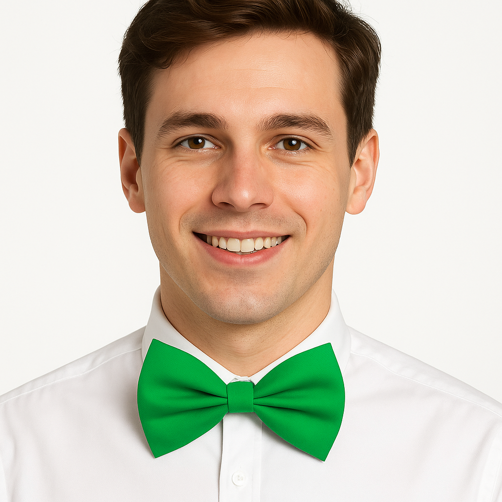 Festive Green Bow Tie - Perfect for Team Spirit & Costumes