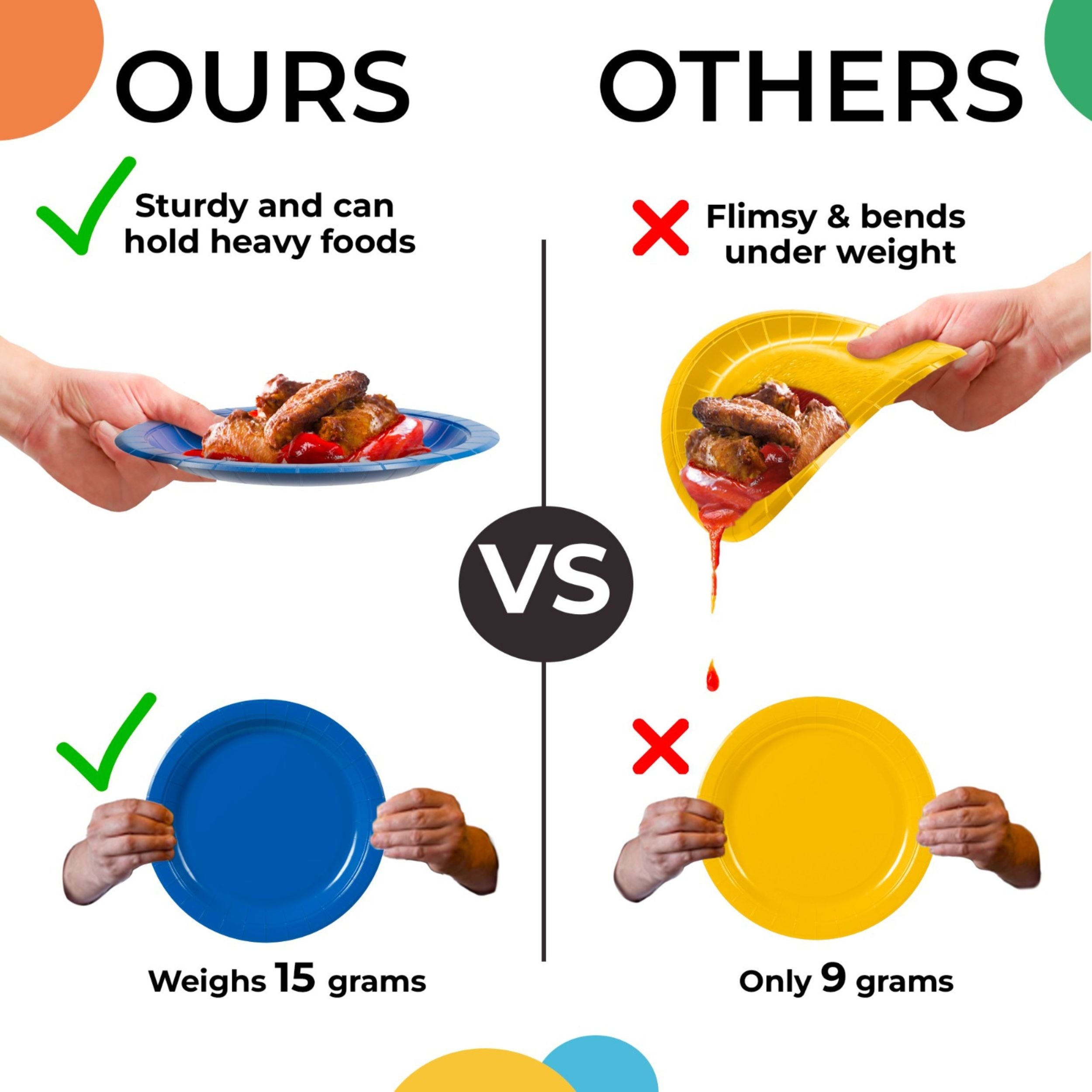 10 In. Bronze Paper Plates - 20 Ct.