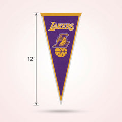 Los Angeles Lakers NBA Pennant Banner