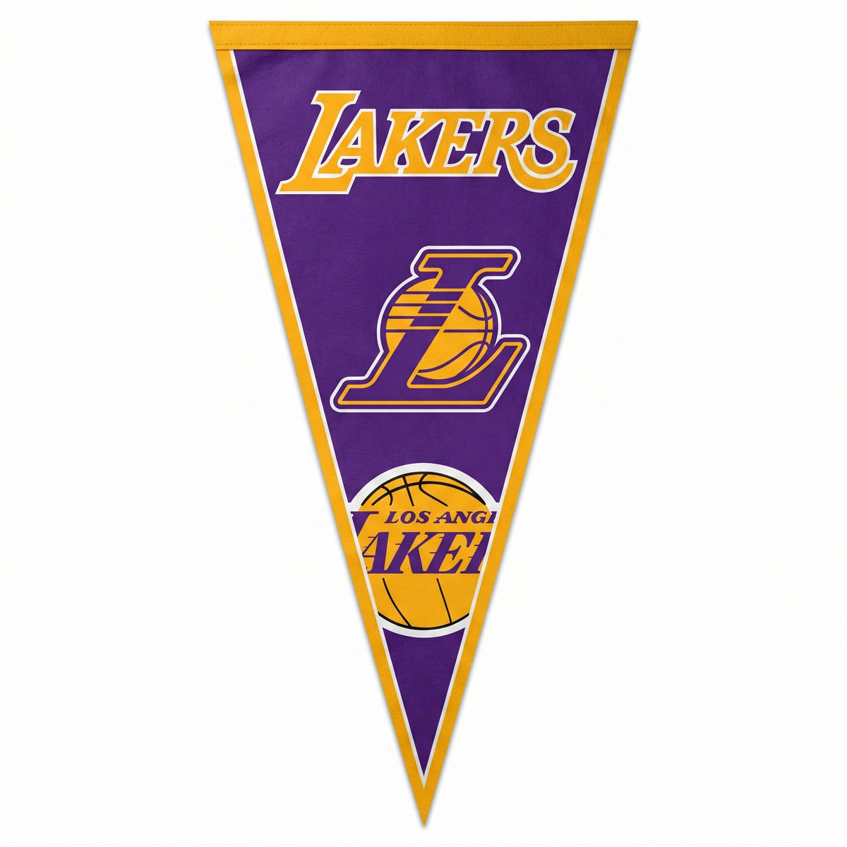 Los Angeles Lakers NBA Pennant Banner