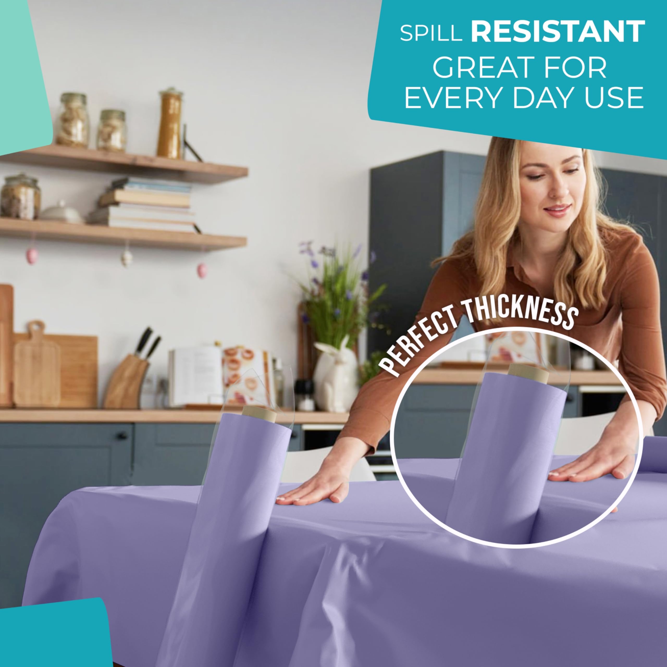 40 In. x 100 Ft. Lavender Table Roll | Case of 6