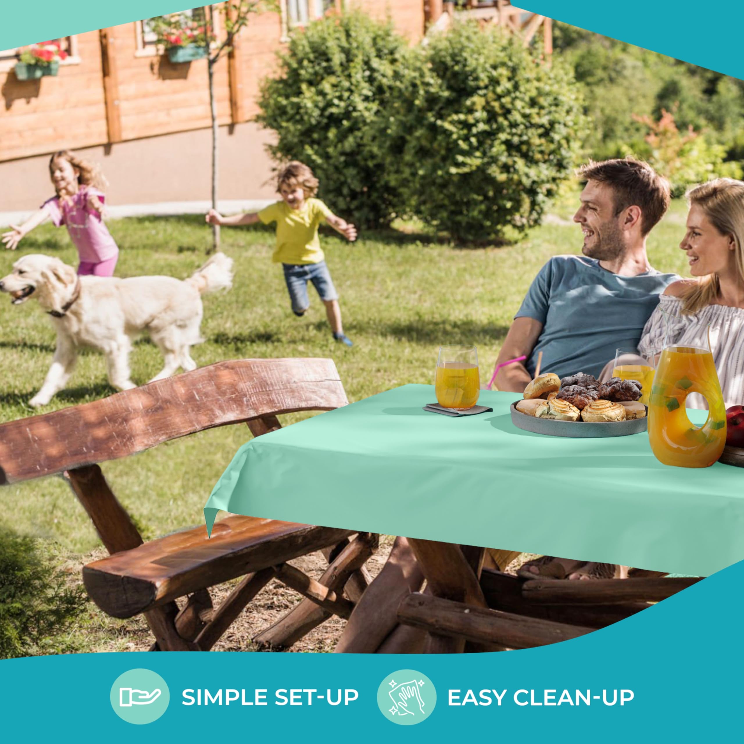 40 In. x 100 Ft. Mint Table Roll | Case of 6