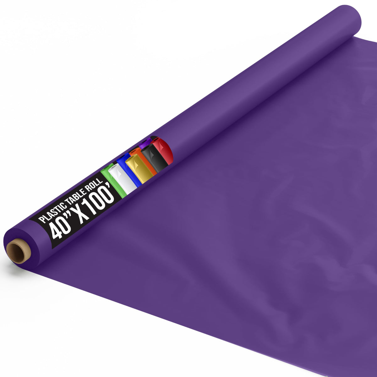 Unleashed - 40 In. x 100 Ft. Purple Table Roll