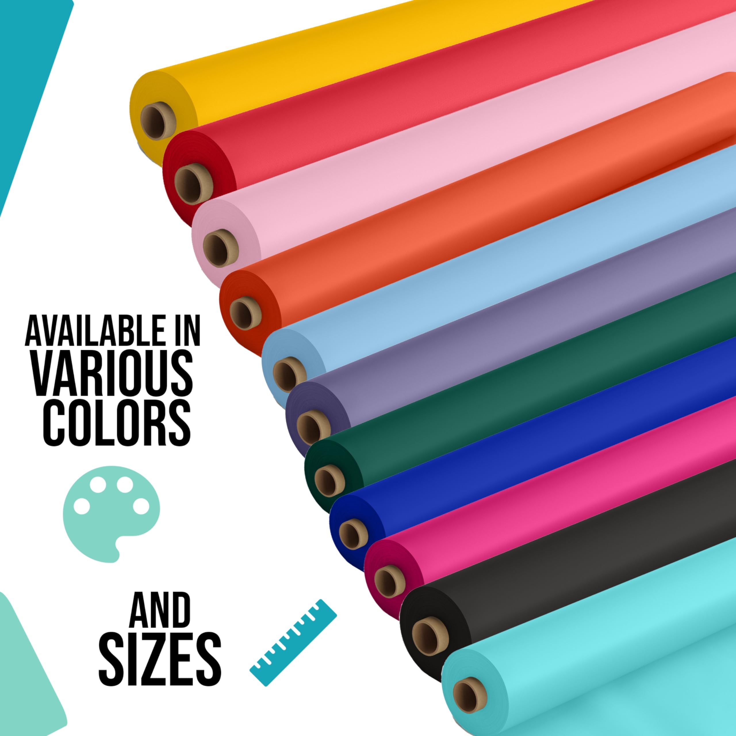 Unleashed - 40 In. x 100 Ft. Sky Blue Table Roll