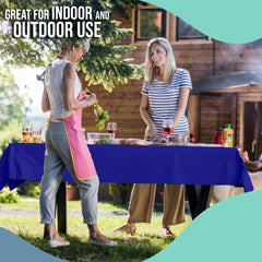 40 In. x 300 Ft. Premium Navy Blue Table Roll | Case of 4