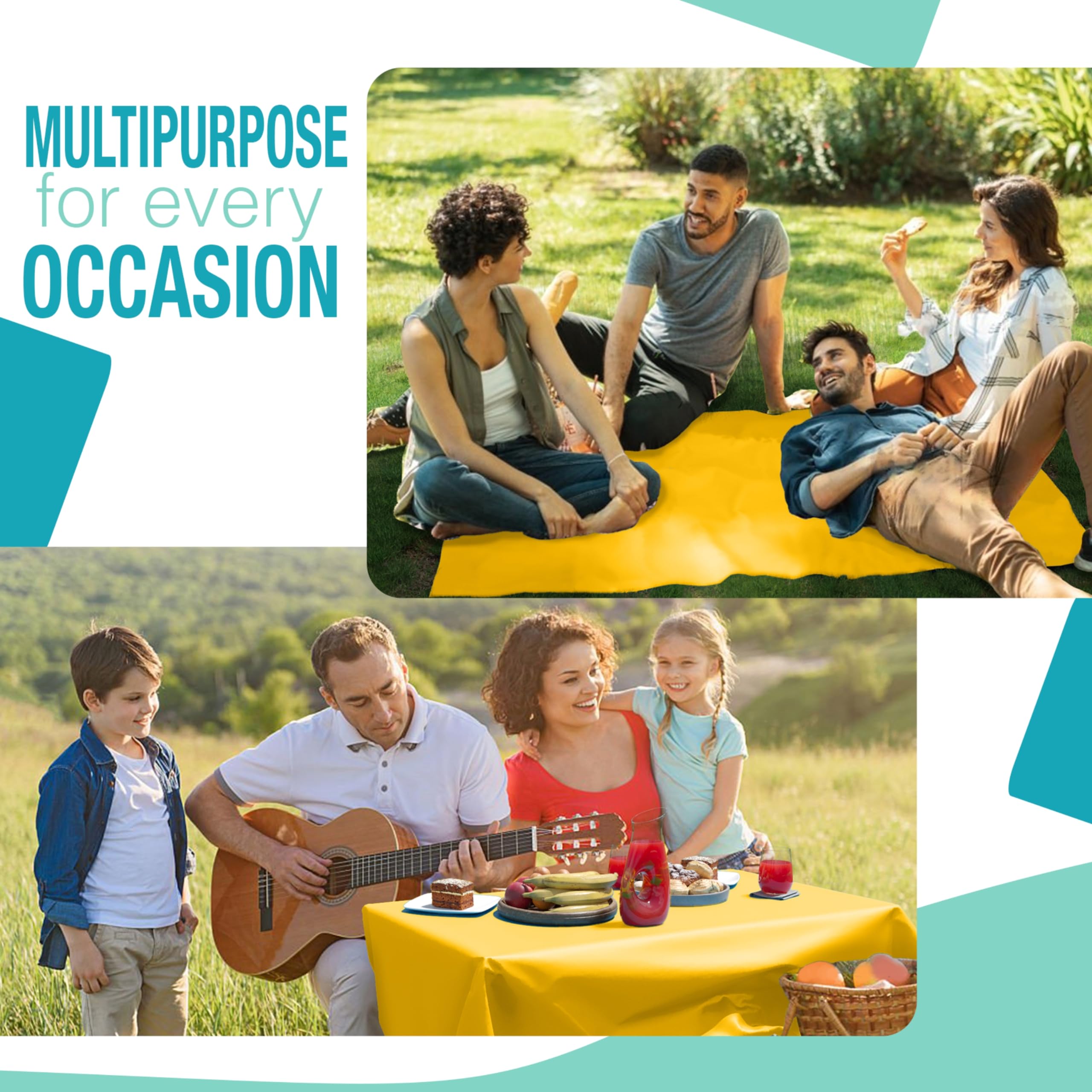 40 In. x 100 Ft. Yellow Table Roll | Case of 6