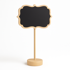 Elegant Standing Wood Chalkboard Sign