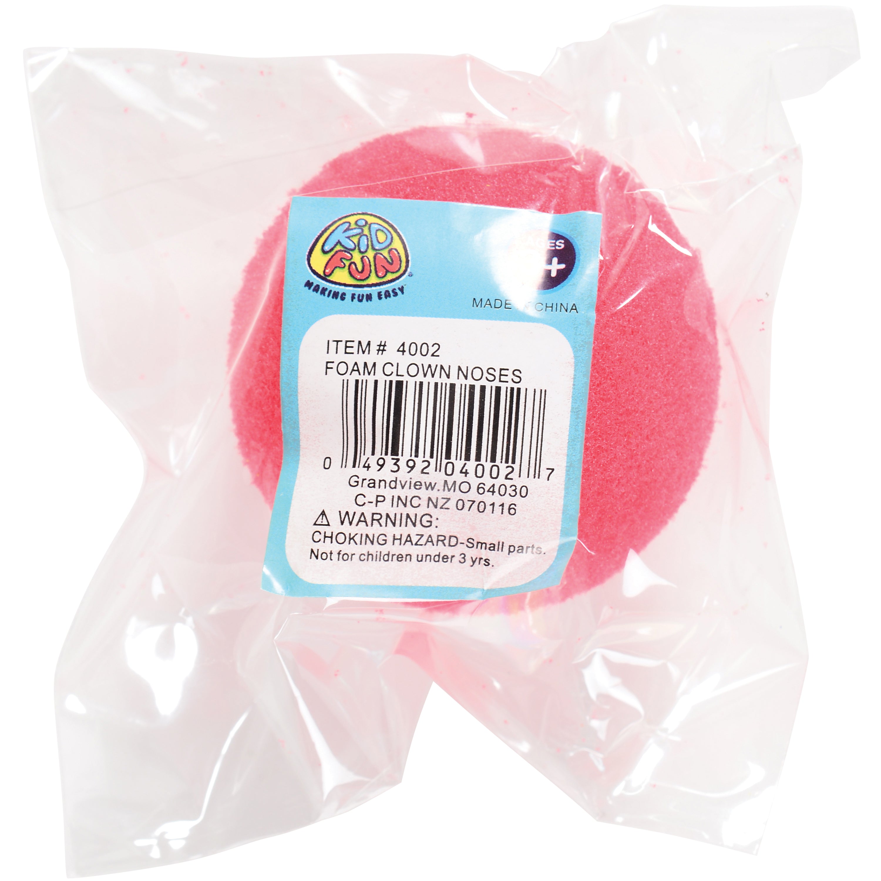 Foam Clown Noses - 12 Count