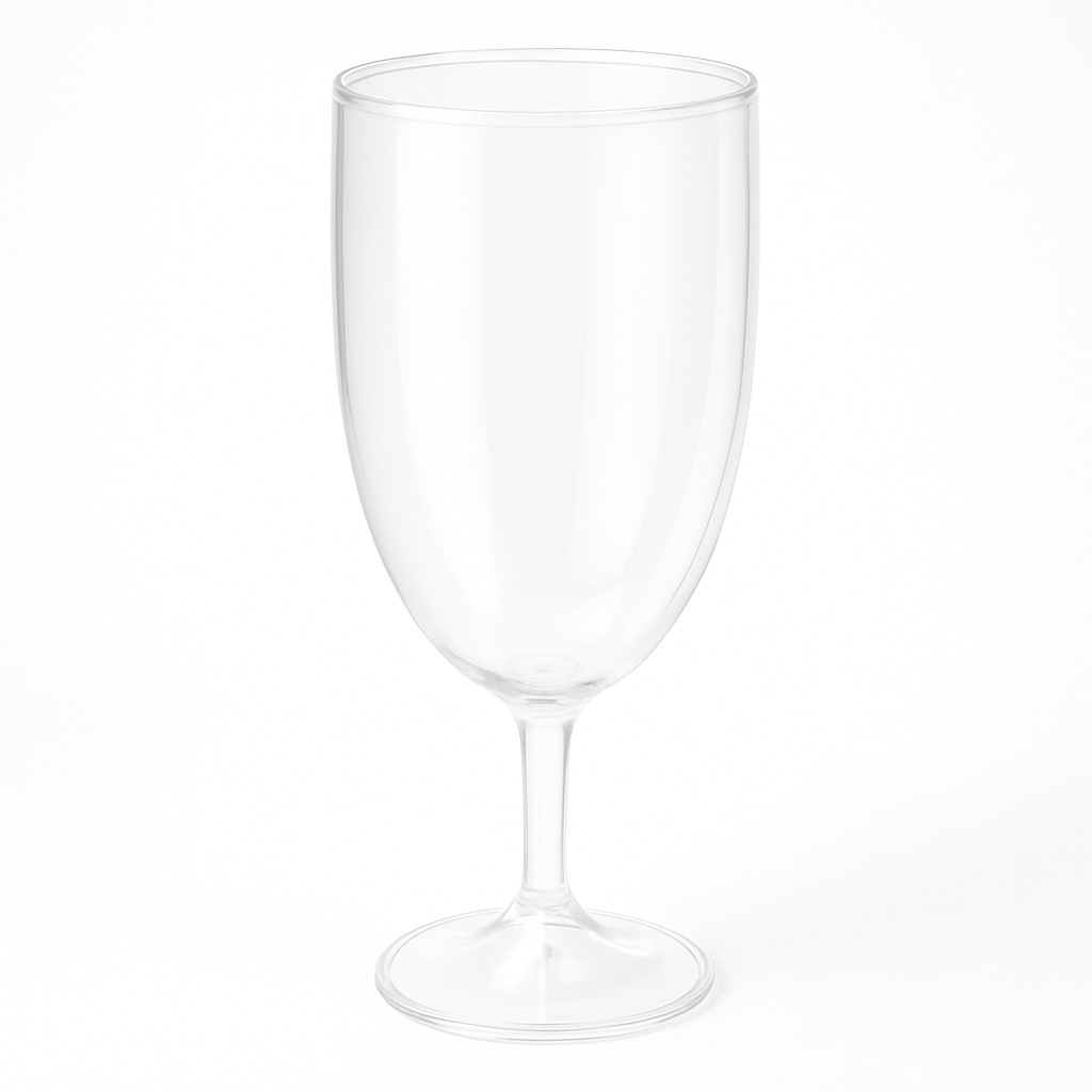Giant Clear Plastic Wine Glass - 56 oz
