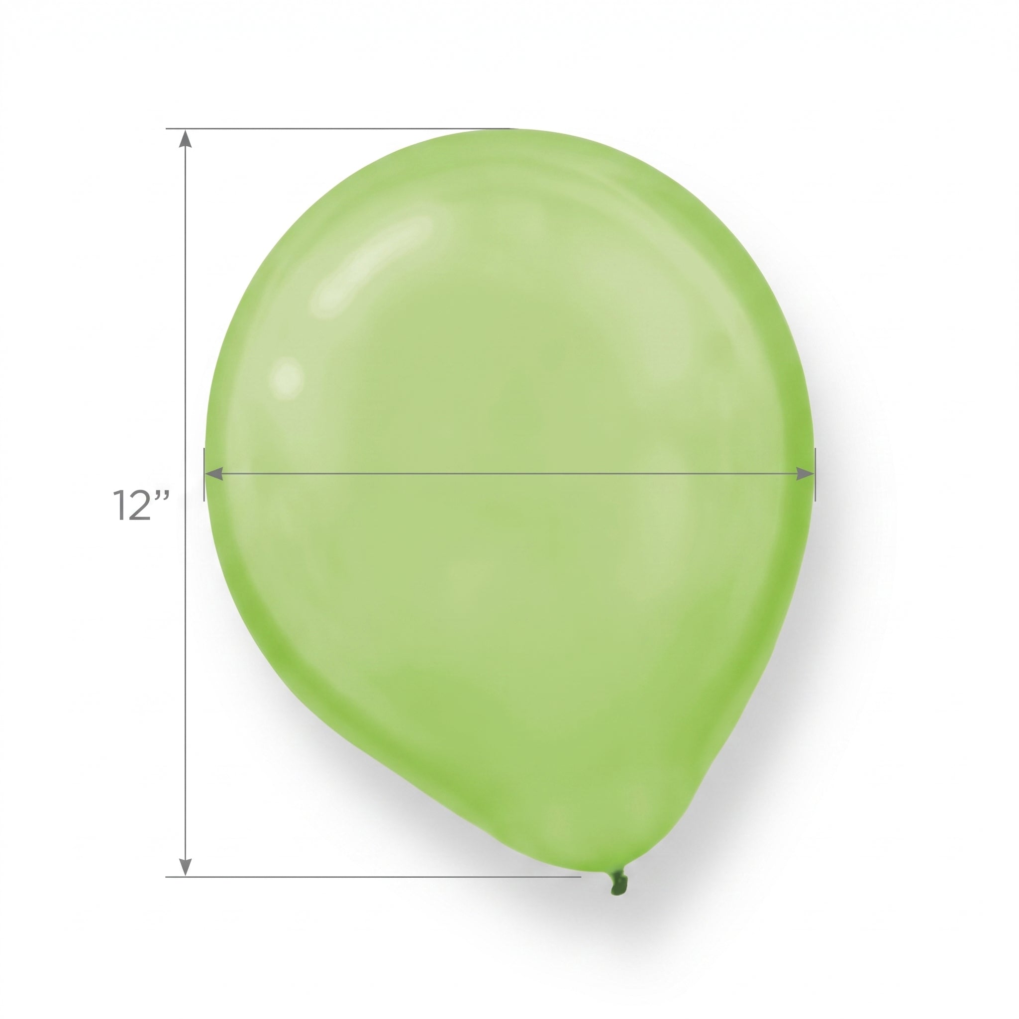 Kiwi Pearl 12" Latex Balloons - 15 Pack