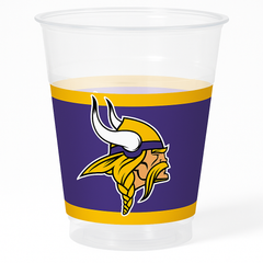 Minnesota Vikings 16oz NFL Plastic Cups - 25 Pack