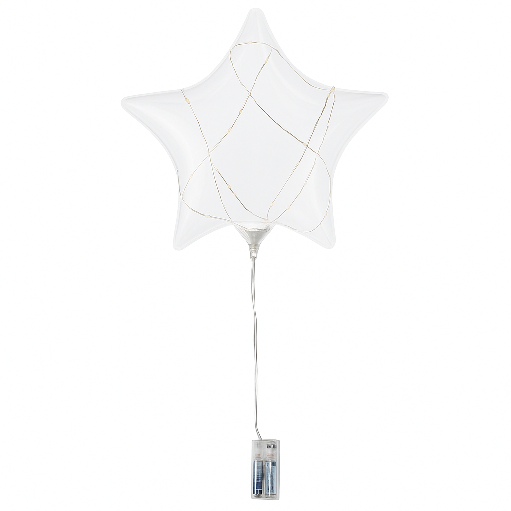 Clearz Air-Filled LED Star Balloon