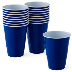 Royal Blue Plastic Party Cups - 18 oz