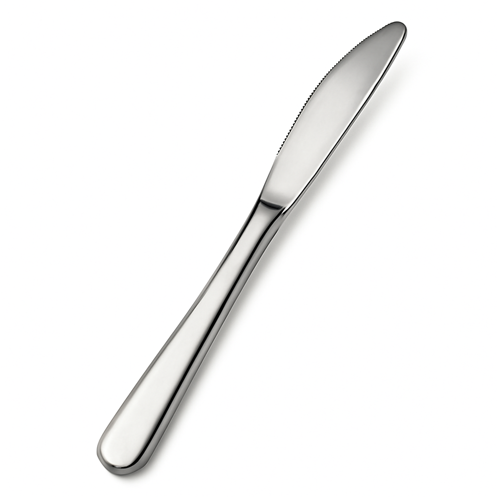 Premium Silver Metallic Knives