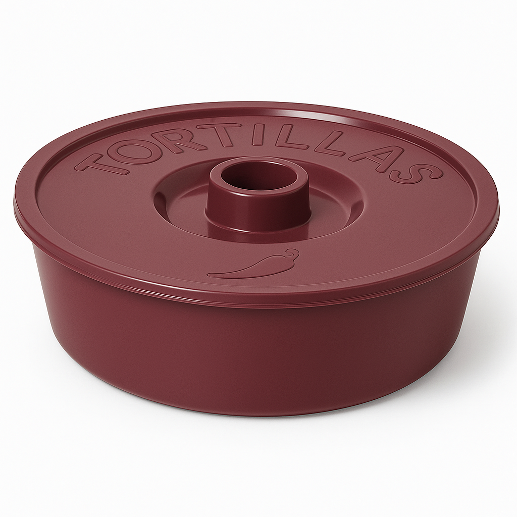 Fiesta Plastic Tortilla Warmer, 8.4-Inch, Microwave and Dishwasher Safe