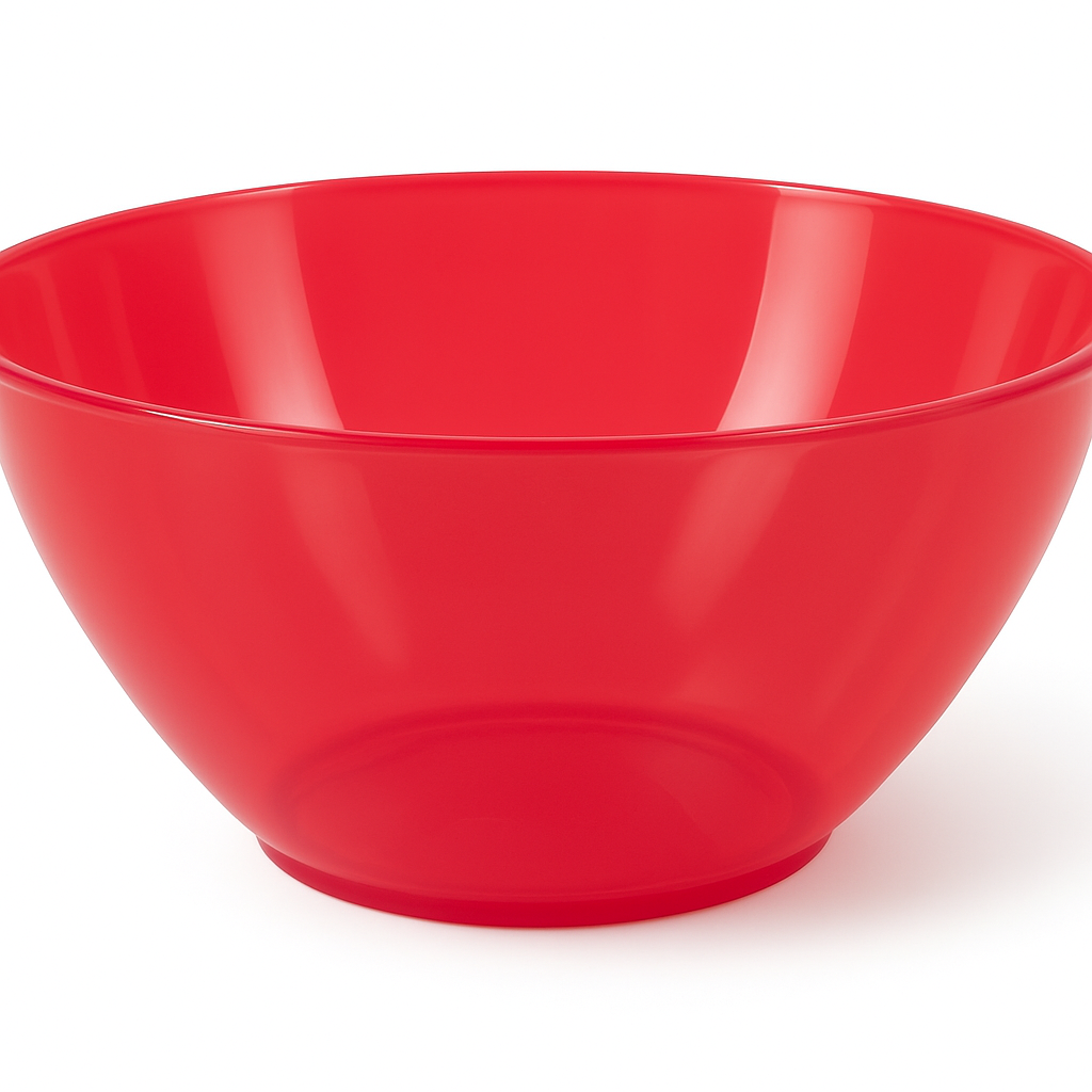 Apple Red 10 Qt Plastic Serving Bowl for All Occasions