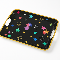 Starlight New Year's Eve Plastic Tray