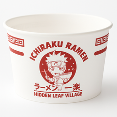 Naruto Ramen Paper Bowls - 8 Pack for Kids' Birthday Parties