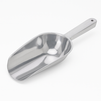 Sleek Silver Ice Scoop for Catering