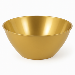 Elegant Gold 5 Qt Plastic Serving Bowl