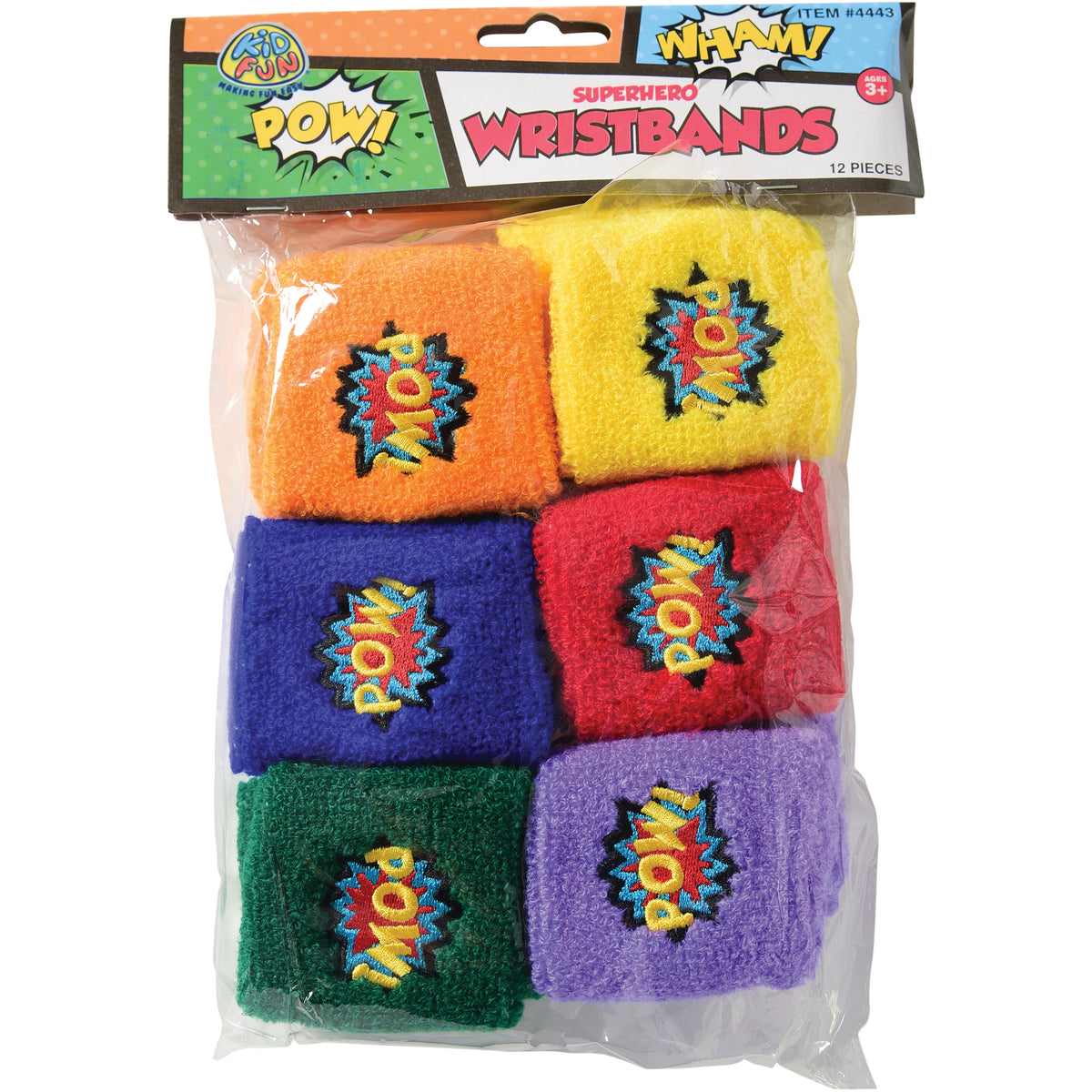 Superhero Wristbands - 12 Count