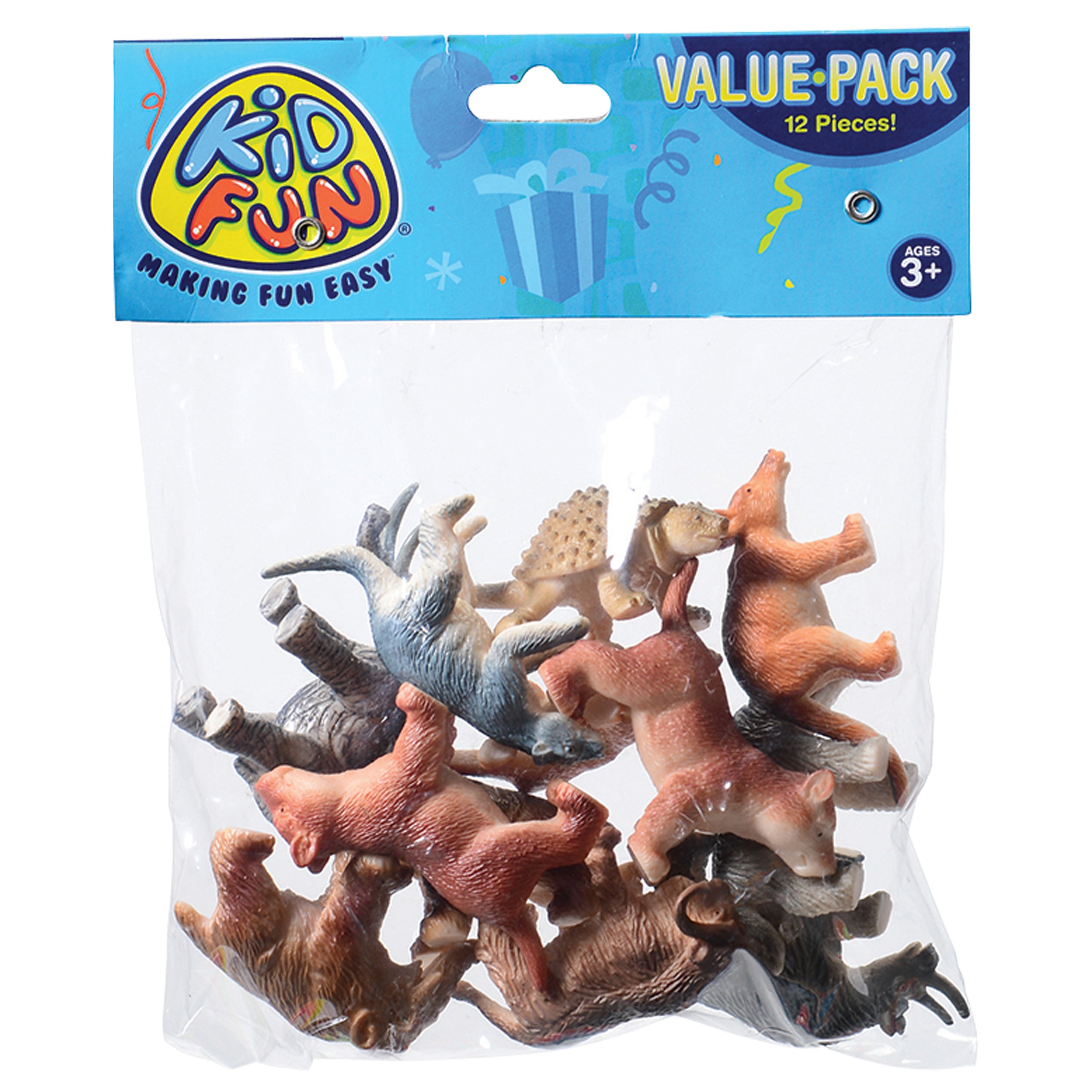 Mini Ice Age Animal Assortment - 12 Count