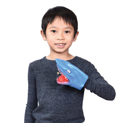 Stretchy Shark Hand Puppets/6 Per Disp - 6 Count